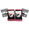 Image 1 : 2015 Canada $10 Ottawa Senators & Vancouver Canucks Fine Silver Coins (Labels on sleeve each have a 