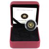 Image 1 : 2011 Canada 50-cent Canada Geese 1/25oz Fine Gold Coin Encapsulated in Red RCM Display Box with COA.