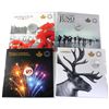 Image 1 : Lot of 4x Canada commemorative silver coins (Tax Exempt): 2017 $5 Proudly Canadian, 2018 $3 Caribou,