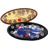Image 1 : 1999 & 2000 Nestle Mule & Original RCM official Commemorative Oval Shaped Display holder with Coins.