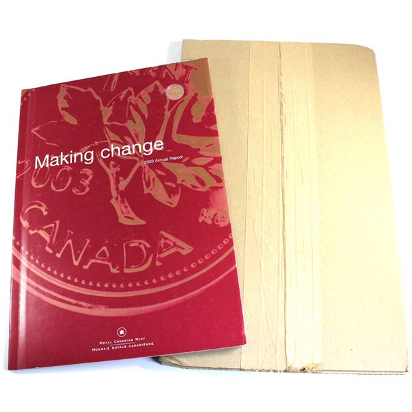 2003 & 2004 Canada RCM annual report collection. You will receive the  2003 Report with Gold Plated 