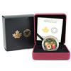 Image 1 : 2017 Canada $20 Under the Sea - Sea Star Fine Silver Coin. Coin is toned and outer box