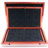 Image 1 : *EMPTY RCM Master Club Collector Display Case with 2 trays. Stunning solid wood case inlaid with a h