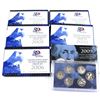 Image 1 : 2004,2005,2006,2007,2008  & 2009 USA mint 50 quarters proof 5-coin sets. 6 sets