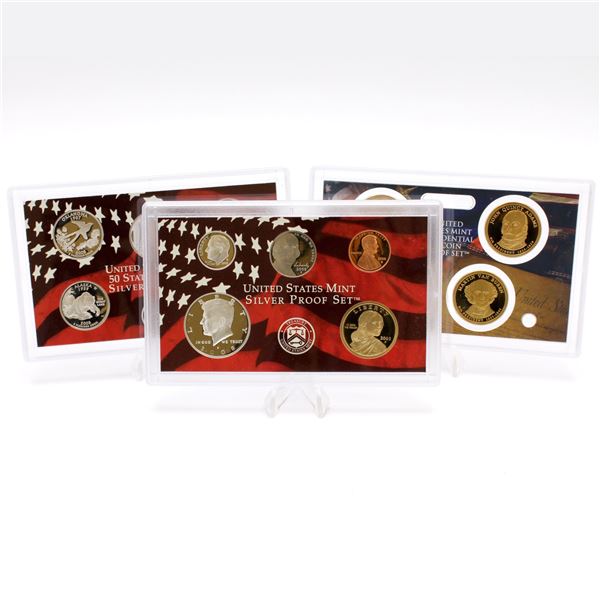 2008 United States Mint 14-coin Silver Proof set with original box and COA.