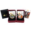 Image 1 : 2014 Canada $20 River Rapids & 2014 $20 Autumn Falls Fine Silver Coins (Capsules lightly scratched &