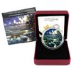 Image 1 : 2017 Canada $30 Animals in the Moonlight - Cougar Fine Silver Coin. TAX Exempt
