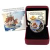 Image 1 : 2015 $20 Lost Ships in Canadian Waters - Franklin's Lost Expedition Fine Silver Coin. TAX Exempt