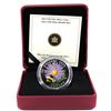 Image 1 : 2012 Canada $20 Aster with Venetian Glass Bumble Bee Fine Silver Coin Encapsulated in Red RCM Displa