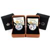 Image 1 : 2018 Canada $10 Learning To Play - Toronto Maple Leafs & Montreal Canadiens Fine Silver Coins. 2pcs 