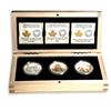 Image 1 : 2014 Canada $20 Cougar 3-coin Fine Silver Set. You will receive - Atop A Mountain, Pouncing in the S