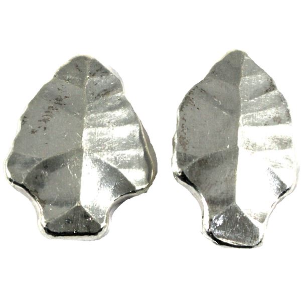 1oz Monarch Precious Metals .999 Fine Silver Arrowheads. 2pcs (TAX Exempt)
