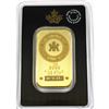 Image 1 : 1oz Royal Canadian Mint .9999 Fine Gold Bar in Plastic Certificate Holder. (TAX Exempt)