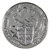 Image 1 : 2017 Great Britain 2oz Queen's Beasts - Red Dragon of Wales .9999 Fine Silver Coin in Capsule. (TAX 