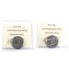 Image 2 : 2009 Klassen &2015 Flag 25-cent ICCS Certified MS-64. 2pcs