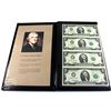 Image 1 : World Reserve Monetary Exchange United States Uncut Sheet of 4x $2 Bills with Official Certificate o