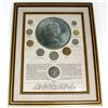 Image 1 : *Great Britain 'Pre Decimal Coinage of Queen Elizabeth II' 10-coin Set in Wooden frame. This set fea