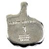 Image 2 : 3oz  hand poured Fine Silver Hand-'The Finger' by Beaver Bullion. (Tax Exempt)