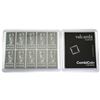 Image 1 : 100g Fine Silver Sealed Sheet of 10x 10g Cook Island $1 minted by Valcambi Suisse. (3.215oz) (Tax Ex