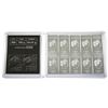 Image 2 : 100g Fine Silver Sealed Sheet of 10x 10g Cook Island $1 minted by Valcambi Suisse. (3.215oz) (Tax Ex