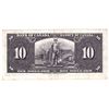 Image 2 : BC-24b 1937 Bank of Canada $10, Gordon-Towers. S/N: S/D1418319 An About EF condition.