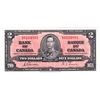 Image 1 : BC-22b 1937 Bank of Canada $2, Gordon-Towers. S/N: E/B6164881 A strong EF-AU Note, Well Centered!