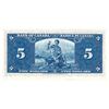 Image 2 : BC-23b 1937 Bank of Canada $5,  Gordon-Towers. S/N: J/C8301129 Choice EF-AU (minor fold on right han