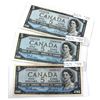 Image 1 : 1954 Bank of Canada $5 Notes Featuring all Signature Combinations in VF-EF Condition. Notes contain 