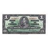 Image 1 : BC-21d 1937 Bank of Canada $1,  Coyne-Towers. S/N: U/N0796577 AU-UNC Condition.