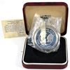 Image 1 : 1983 Cayman Island $10 Sterling Silver coin Commemorating the  royal visit of Queen Elizabeth and Pr