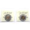 Image 2 : 2006 Churchill & 2009 Canada Two Dollar ICCS Certified MS-65. 2pcs