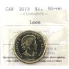 Image 1 : 2015 Loon Dollar ICCS Certified MS-66