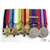 Image 1 : Lot of 5x Canada WWII Medals with original ribbons. Beautifully mounted! Includes the 1939-1945 Star