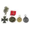 Image 1 : Lot of 4x Germany Medals. Includes 1941/42 Eastern Front Medal, 1939 War Medal for War Earnings, 181