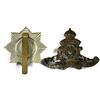 Image 2 : Lot of 2x Canadian Armed Forces Cap Badges. Includes The Royal Canadian Regiment VRI Badge, and the 