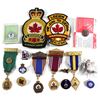 Image 1 : Lot of 19x Royal Canadian Legion Medals, Patches, and Pins. Please see description for more informat