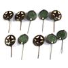 Image 1 : Lot of 10x Hungarian Military Pins. Includes 2 types, 5 of each type.