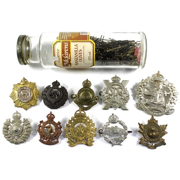 Lot of 11x Assorted Military Badges and Badge Pins. Please see description for more information. Ite