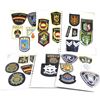 Image 1 : Lot of 49x Assorted European Police Patches and Badges. Includes Regional Police Patches, Bosnian Po