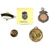 Image 1 : Lot of 5x Assorted Tokens. Including Chicago IL Street Sign Pin, National Golf Day Winning Medallion