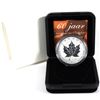 Image 1 : 2005 Canada Privy Mark Tulip 1oz. Silver Maple Leaf (Tax Exempt) Scratch on reverse of coin.