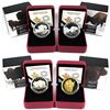 Image 1 : Lot of 4x 2013 Canada $20 The Bison Series. Includes all 4 unique designs: The Bull and His Mate, Th