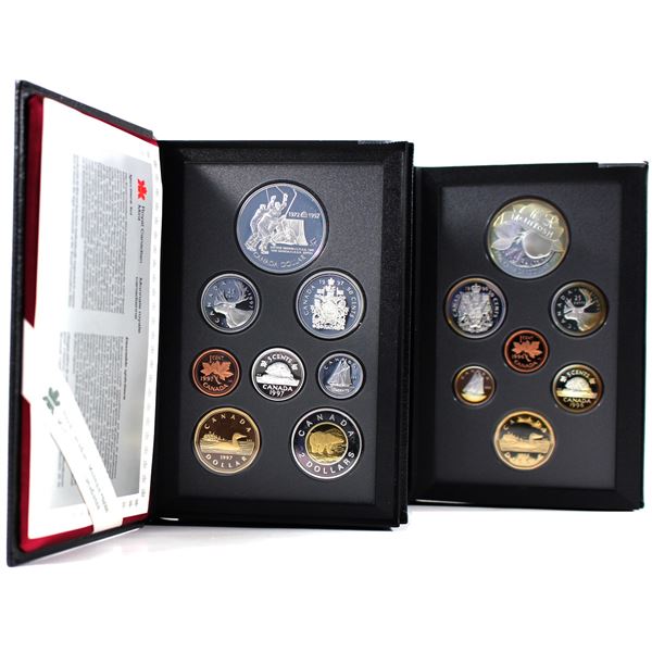Lot of 2x 1996 & 1997 Canada Double Dollar Sets. Includes on of each year. Plastic has some scuffs, 