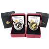 Image 1 : Lot of 2x 2014 Canada $20 Bald Eagle Fine Silver Coins. Includes Perched Bald Eagle and Soaring Bald