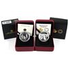 Image 1 : Lot of 2x 2012 & 2014 Canada Proof Silver Dollars. Includes War of 1812 Bicentennial, and 100th Anni