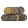 Image 1 : Lot of 14x Mixed Estate Lot of Copper Bank Tokens 1800's. Good mixture. Please view the image for mo