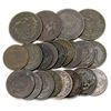 Image 1 : Lot of 21x Mixed Estate Lot of Copper Bank Tokens 1800's. Please view the image for more detail.