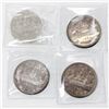 Image 1 : Lot of 4x 1960 Canada Proof-Like Silver Dollars. Coins are toned.