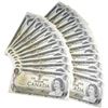 Image 1 : Interesting set of 1973 $1 BC-46b BAA to BAZ prefix Canada Notes, all different prefix letters. Unci