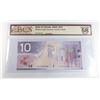 Image 1 : BC-63a 2001 Bank of Canada $10, Knight-Thiessen, Printed in 2000, S/N: FDY0520760, BCS Certified AU-